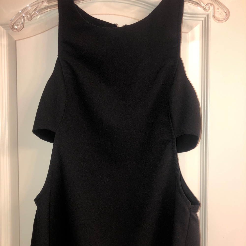 Sugar Lips Black Top with Cut outs